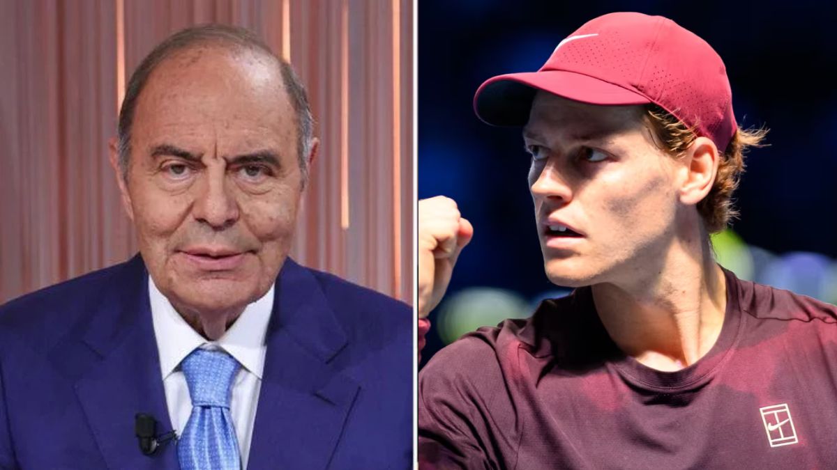 “Tifo Sinner”, la ‘redenzione’ di Bruno Vespa durante la finale contro Alcaraz