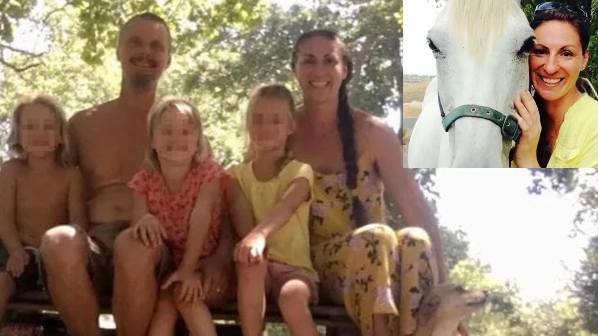 Un'immagine simbolica di un casolare nel bosco, che richiama il luogo dove la famiglia anglo-australiana viveva a Palmoli.