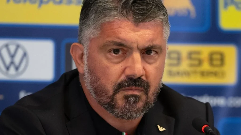 Gennaro Gattuso in conferenza stampa
