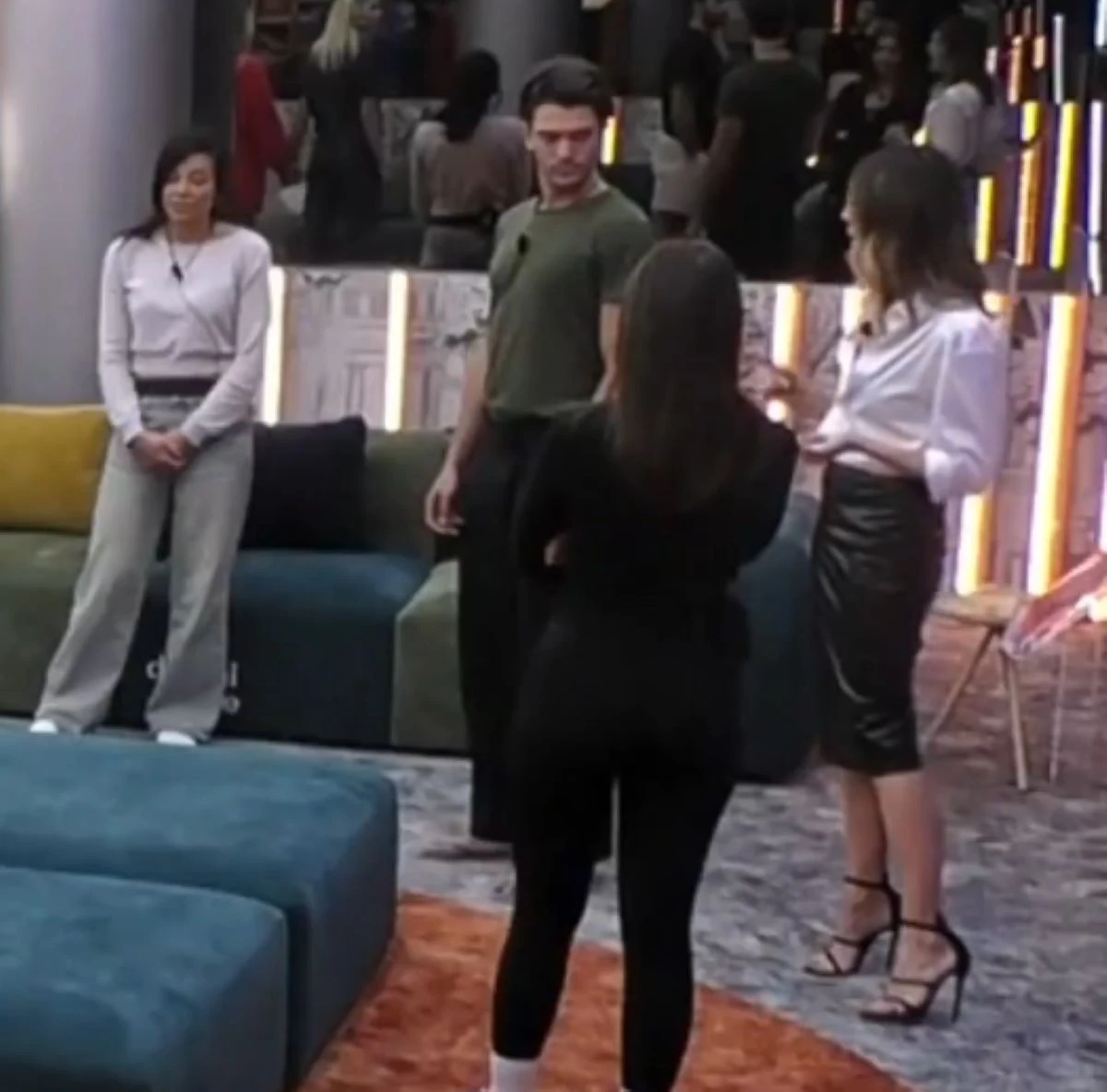 Interno della Casa del Grande Fratello