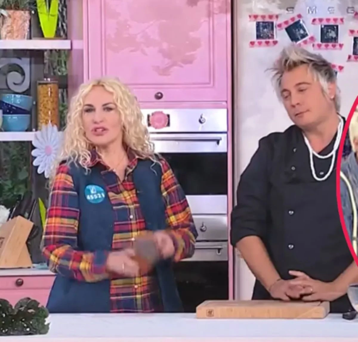 Andrea Mainardi e Antonella Clerici insieme nello studio di Rai 1