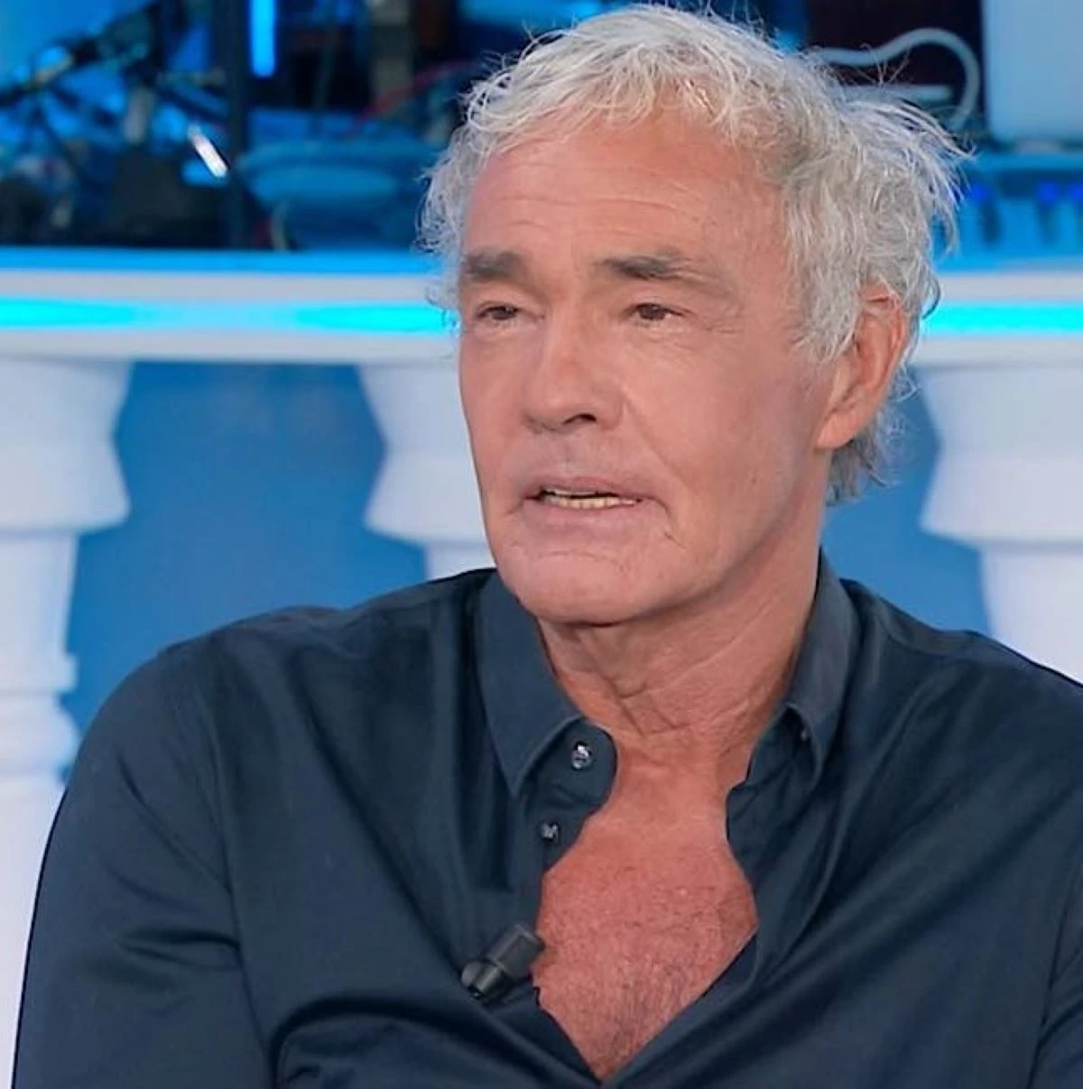 Massimo Giletti durante la puntata di Lo Stato delle Cose