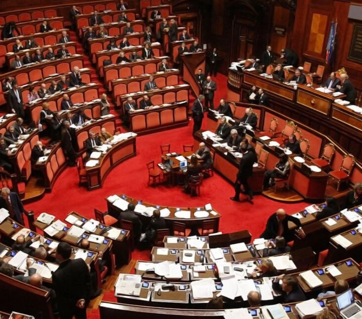 Aula del Parlamento italiano