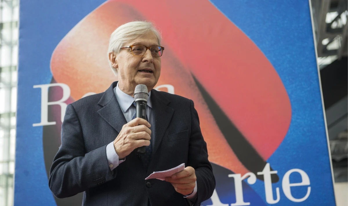 Vittorio Sgarbi a Vita in Diretta su Rai 1