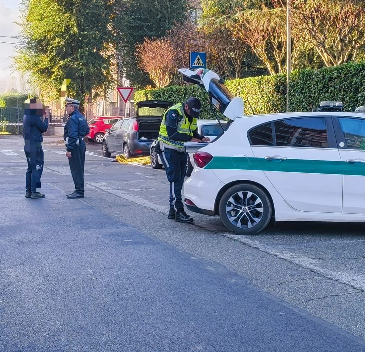 Auto che investe la nonna a Chivasso