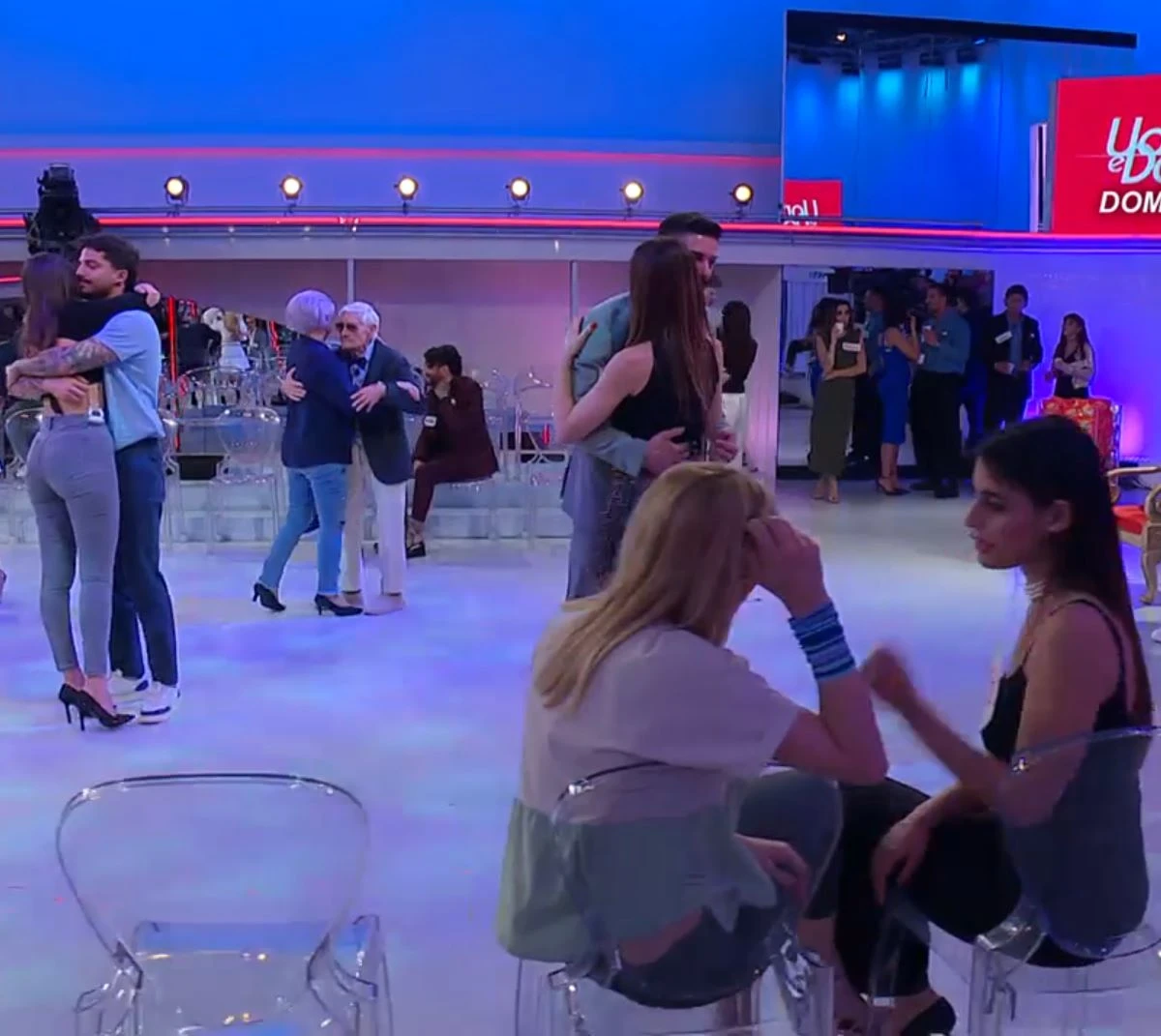 Il pubblico durante una puntata di Uomini e Donne