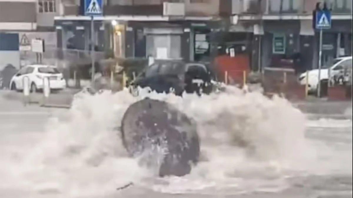 Danni e fango dopo il nubifragio a Villaricca