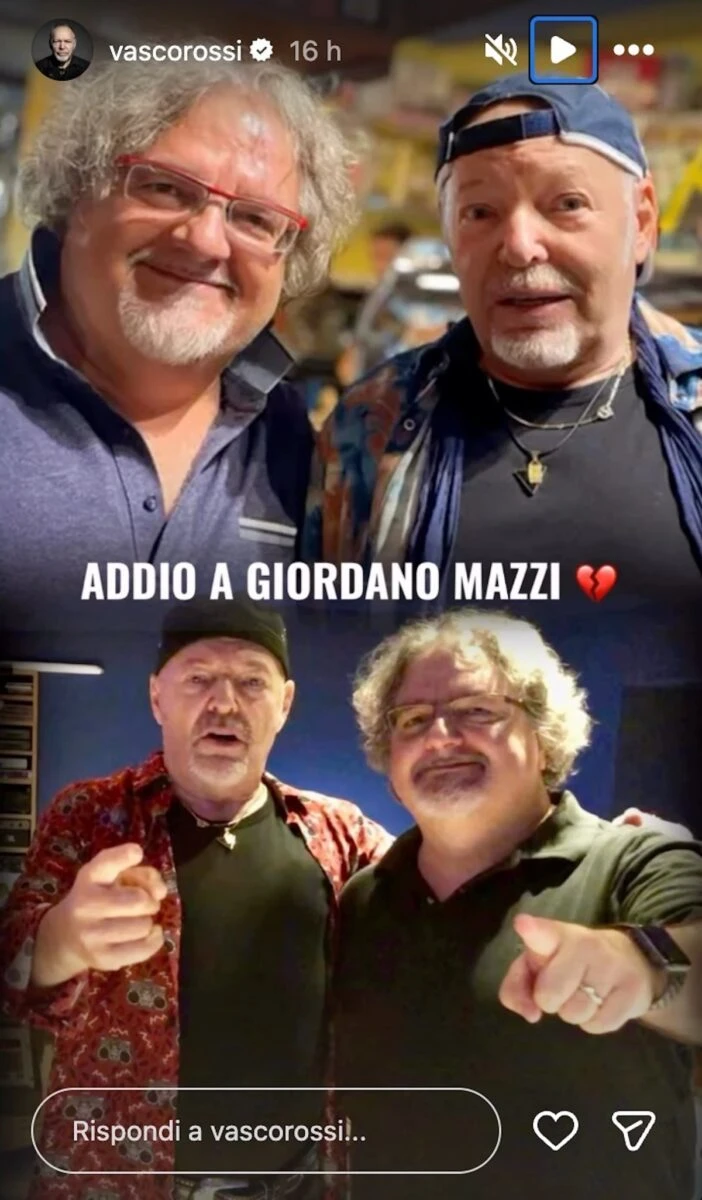 Giordano Mazzi al lavoro in studio