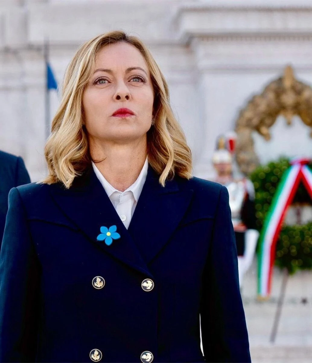 Fabrizio Corona e Giorgia Meloni