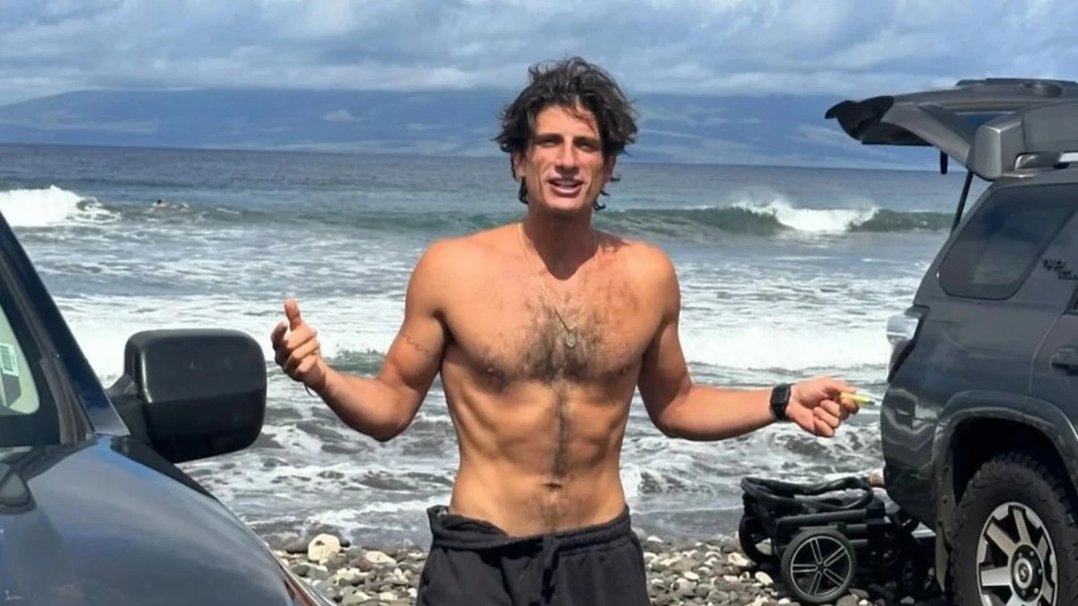 Jack Schlossberg in un incontro politico