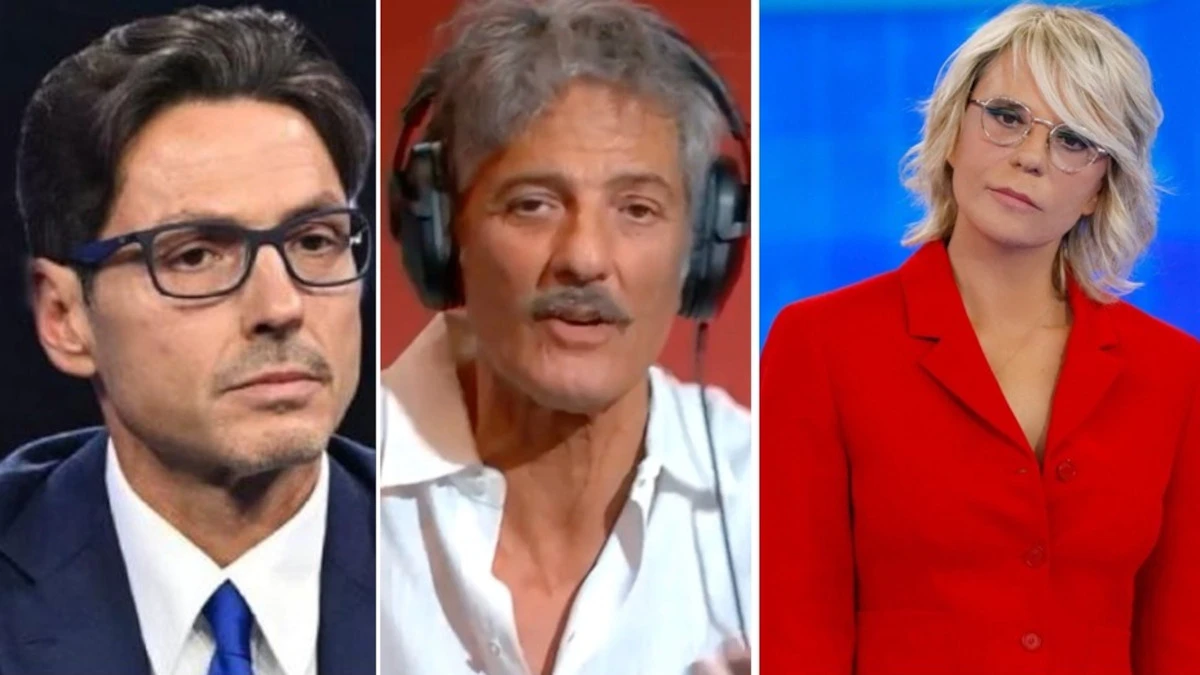fiorello scherza su pier silvio berlusconi e maria de filippi la gag in diretta divide il pubblico