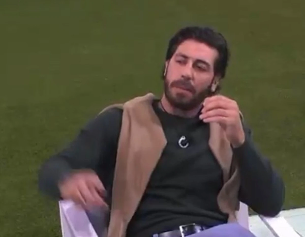 Omer e Simone durante la lite al Grande Fratello