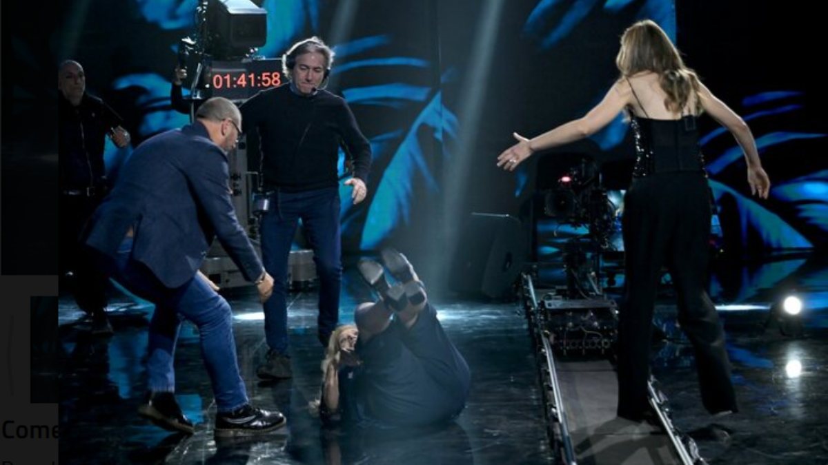 Iva Zanicchi a terra, paura in studio a Belve: intervengono i soccorsi