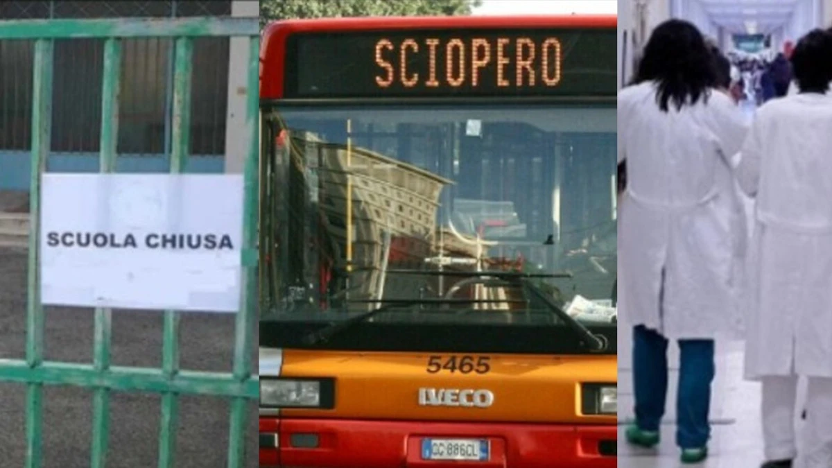 Ondata di scioperi in Italia: si fermano trasporti, medici, farmacie e scuole. Le date