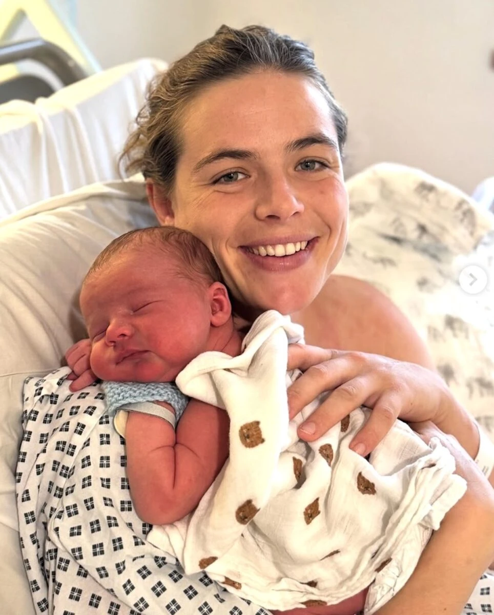 Rosie Tapner in un momento di gioia