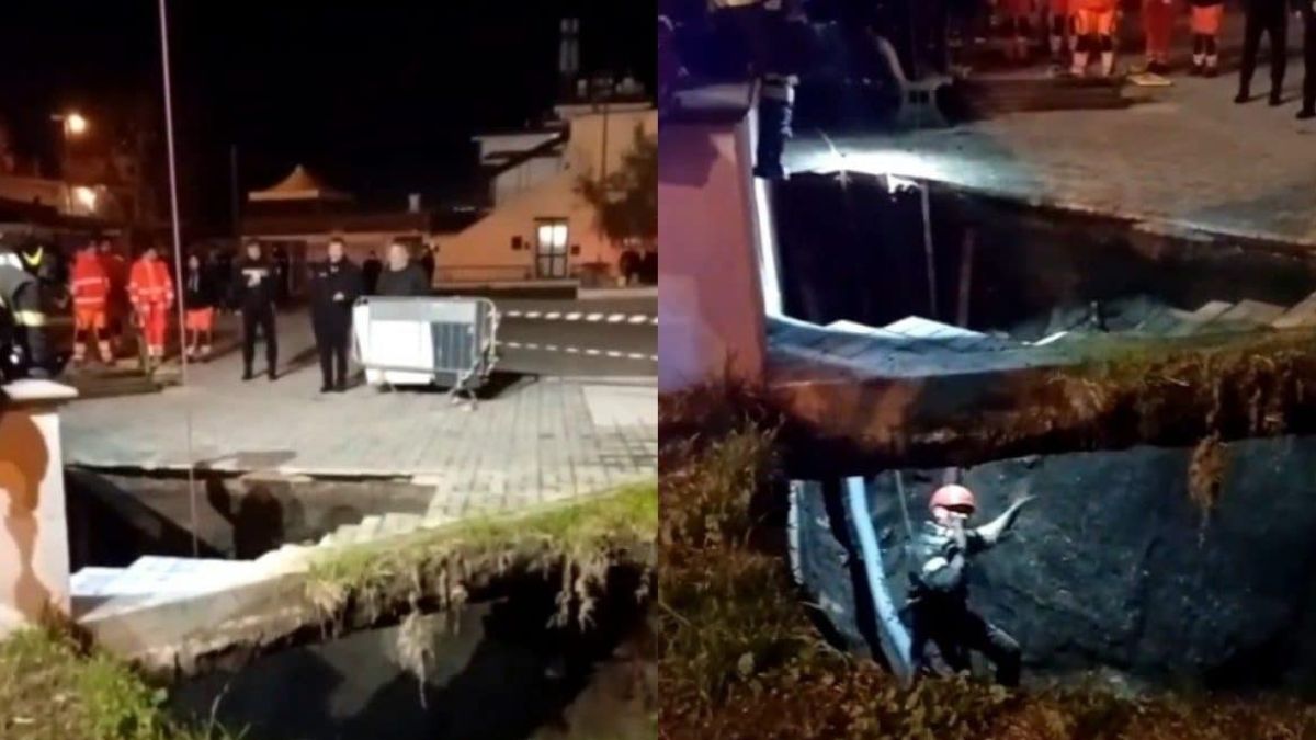 Italia, voragine proprio in mezzo alla strada! Uomo ci precipita dentro: “Terrore” Italia, voragine proprio in mezzo alla strada! Uomo ci precipita dentro: “Terrore”
