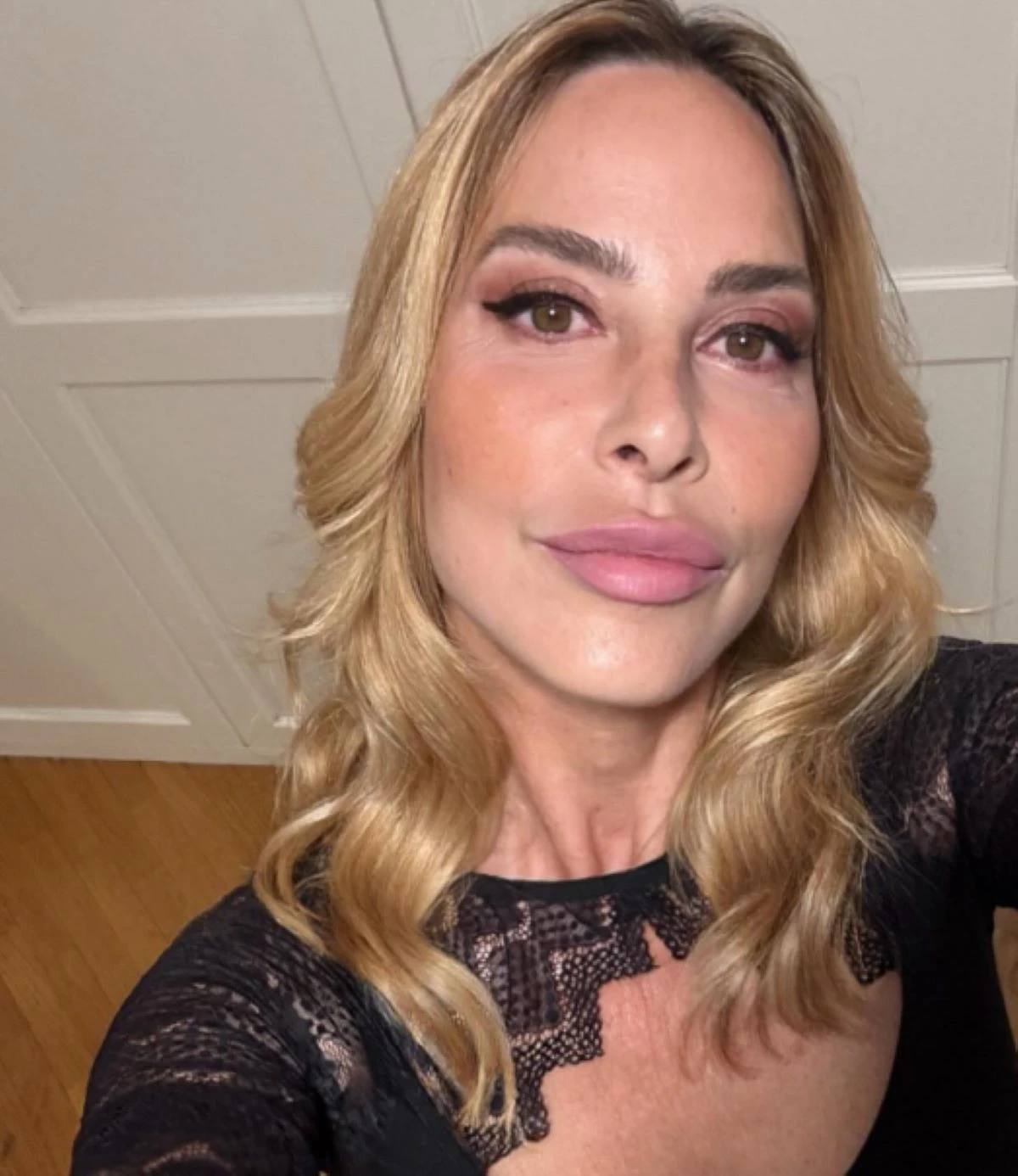 Stefania Orlando durante una partecipazione televisiva
