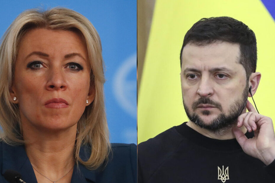 zakharova e zelensky