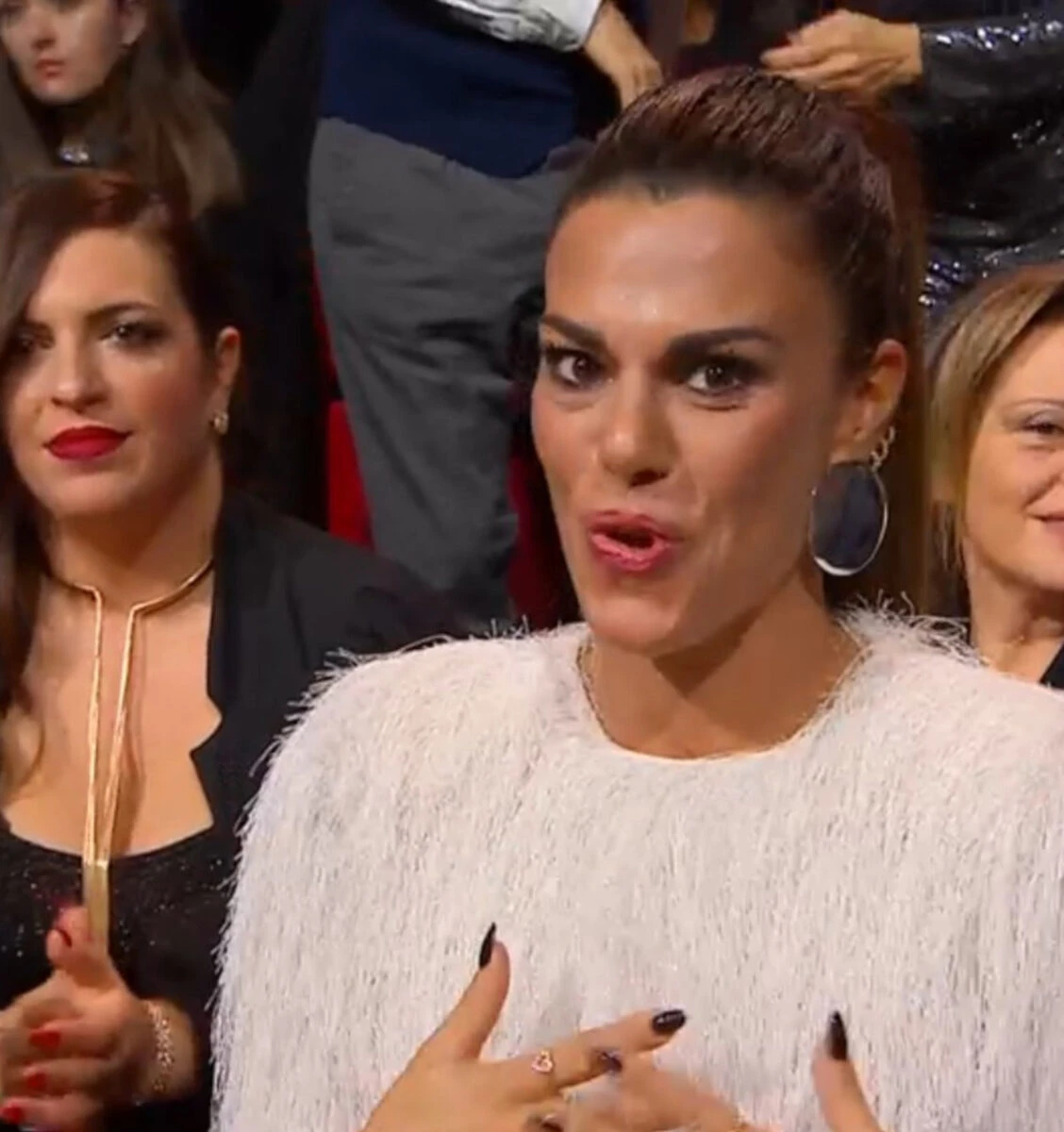 Bianca Guaccero durante una serata di gala