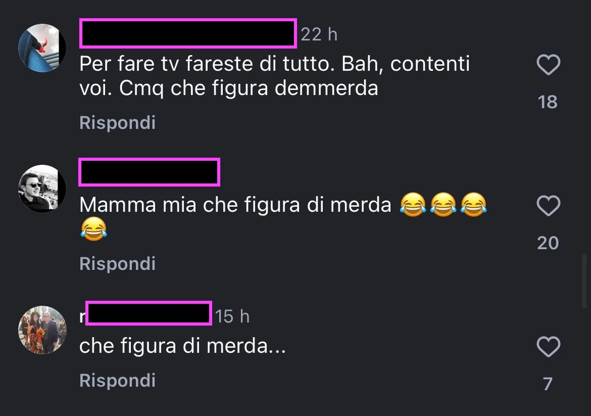 Altra immagine legata alla bufera social su Giulia Salemi
