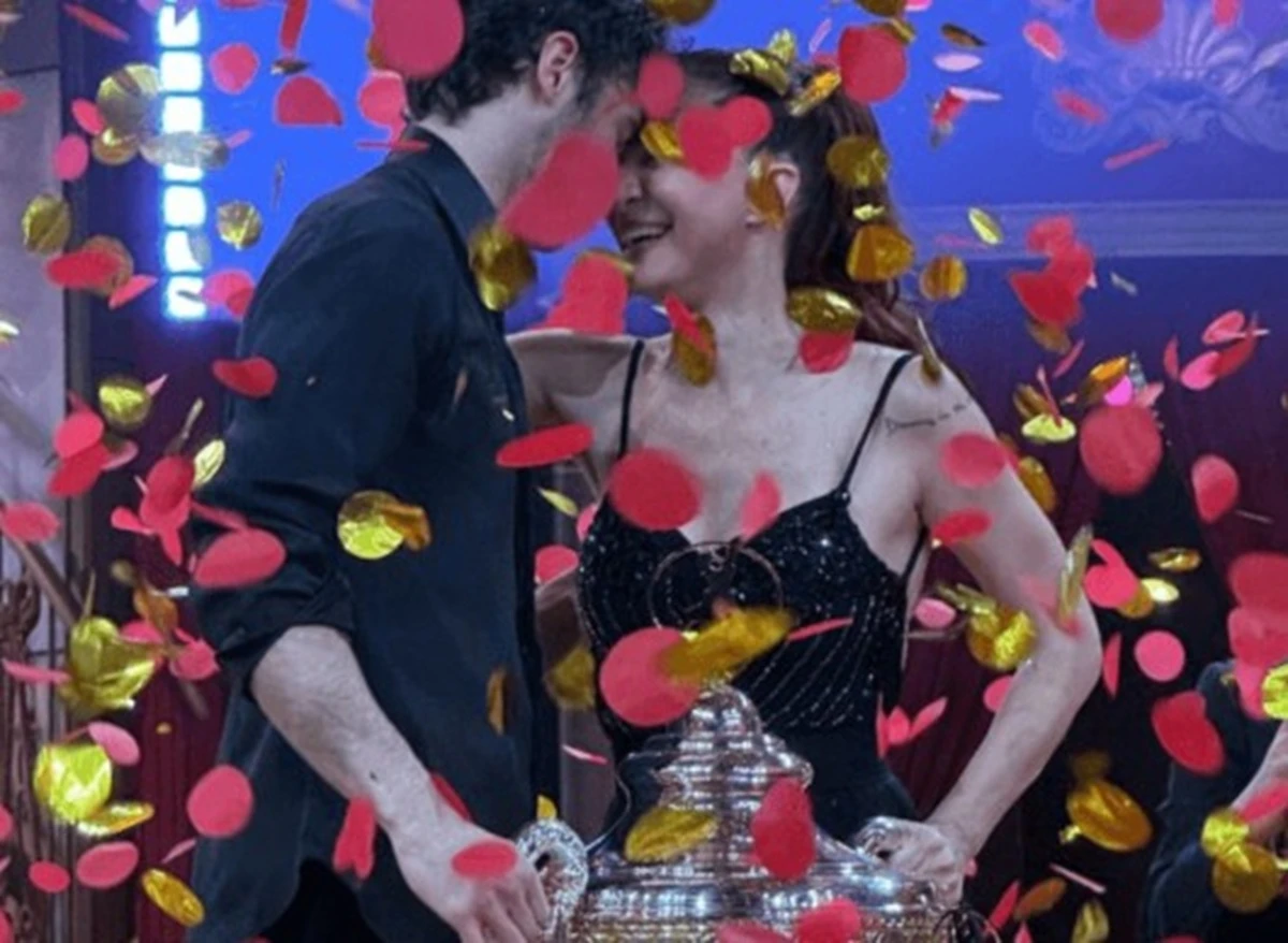 Andrea Delogu a Ballando con le stelle, primo piano dalla finale del programma