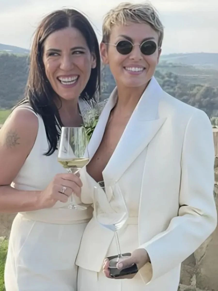 Francesca Pascale e Paola Turci insieme durante un evento