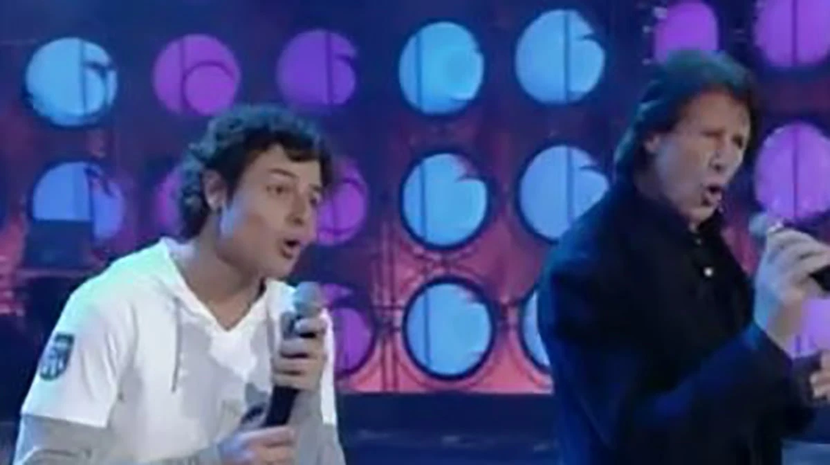 Sandro Giacobbe con i figli