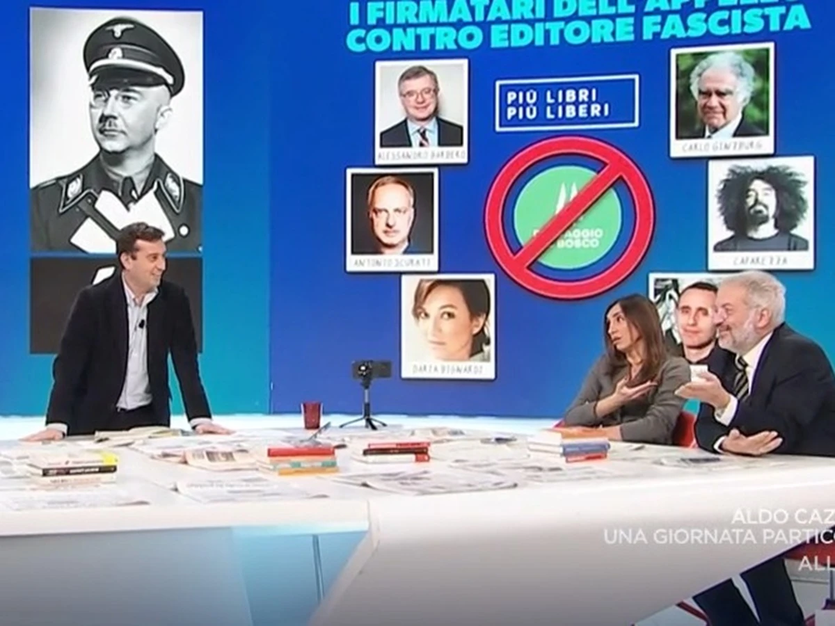 L'aria che tira, scontro tra politici