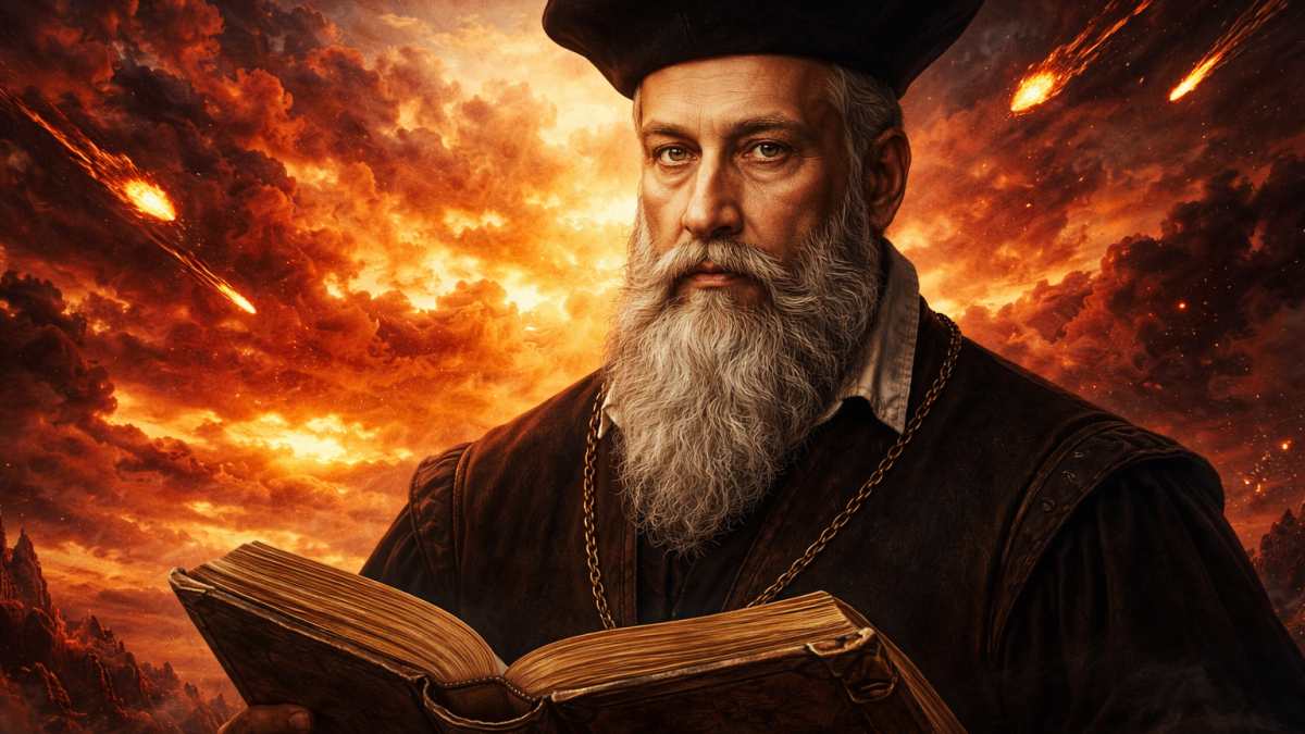 nostradamus le profezie per il 2026 tra turbolenze globali e il simbolo del fuoco dal cielo da Thesocialpost.it nostradamus le profezie per il 2026 tra turbolenze globali e il simbolo del fuoco dal cielo