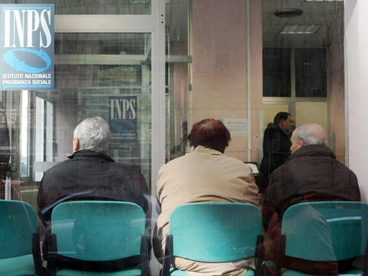 Sede Inps e loghi istituzionali legati alle pensioni