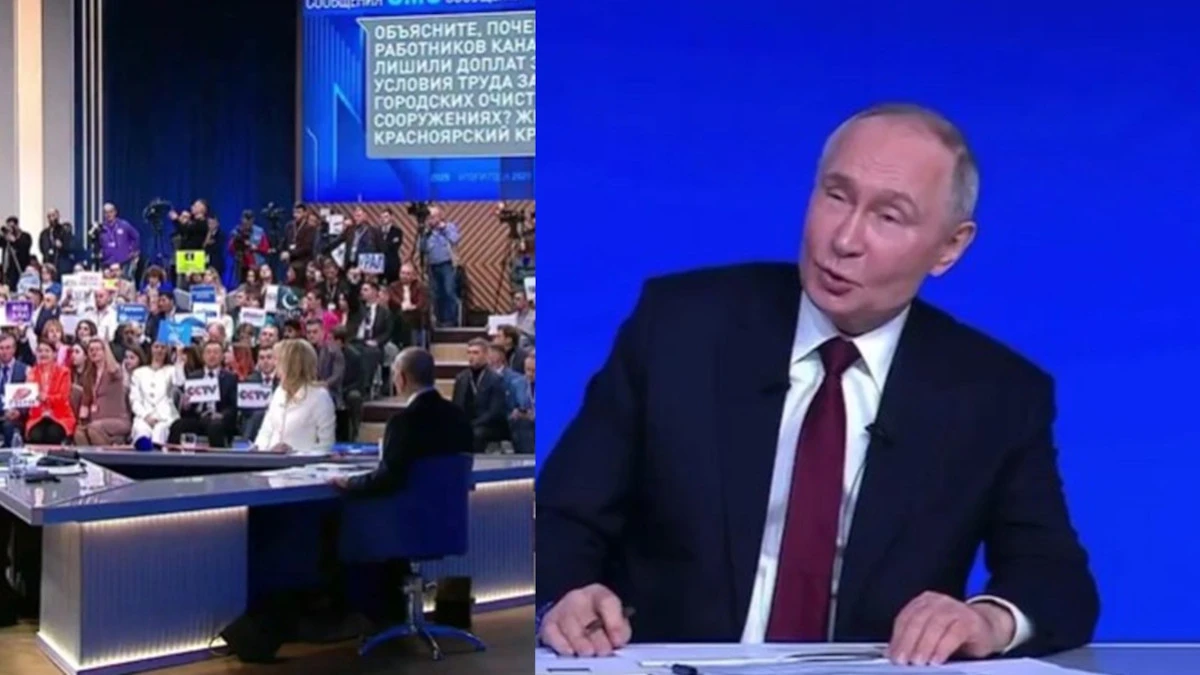 conferenza di fine anno di putin la proposta di matrimonio che sorprende tutti in diretta da Thesocialpost.it conferenza di fine anno di putin la proposta di matrimonio che sorprende tutti in diretta