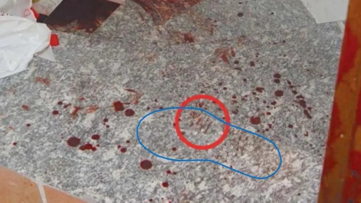 Dettaglio della suola di una scarpa legata alle nuove analisi sul caso Garlasco