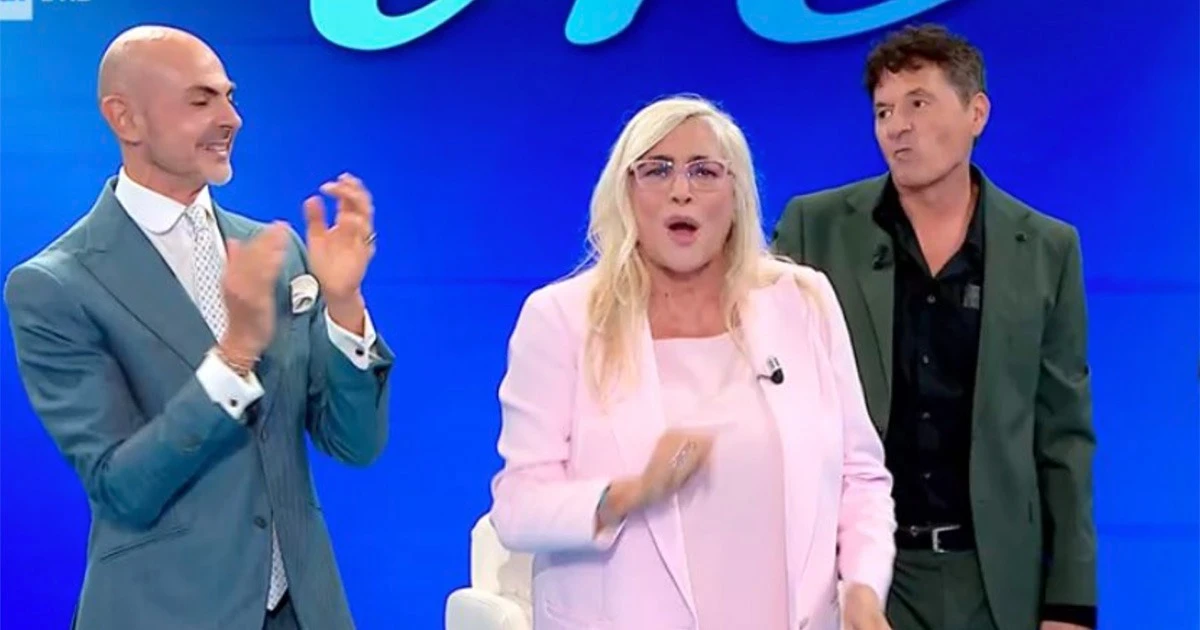 Mara Venier durante la puntata di Domenica In