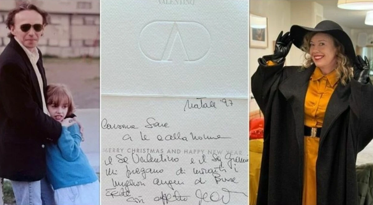 Giancarlo Giammetti e ospiti durante un evento legato alla maison Valentino