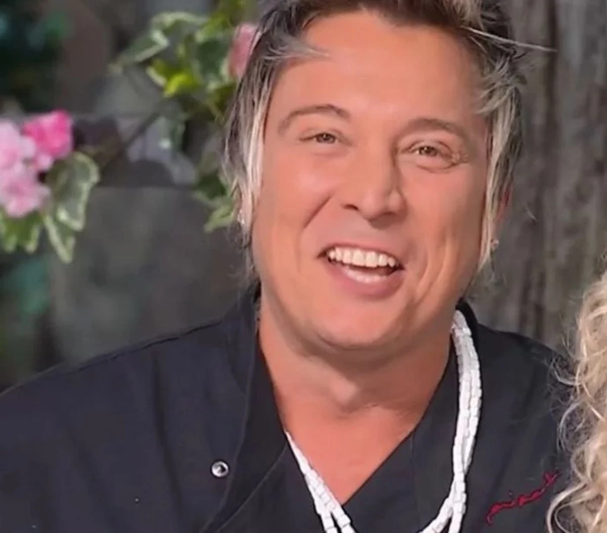 Lo chef Andrea Mainardi durante una partecipazione televisiva