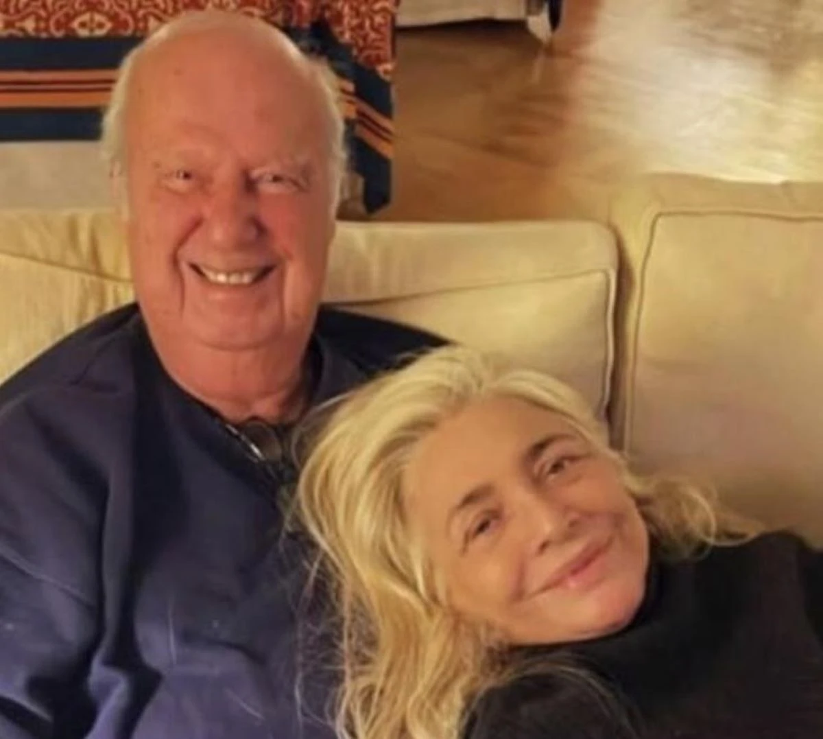 Nicola Carraro e Mara Venier insieme in una foto