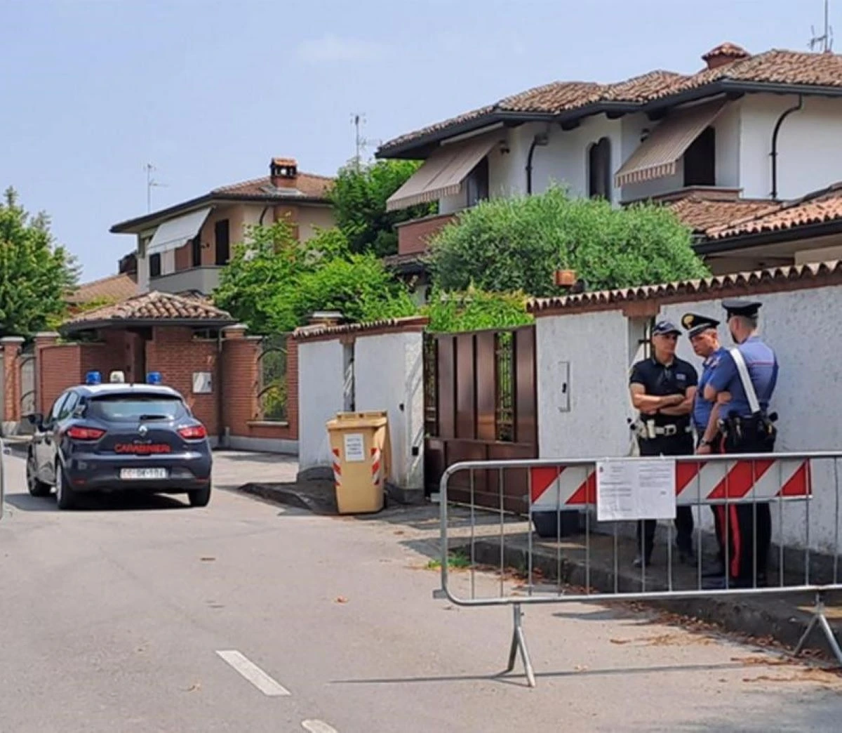 Veduta di Garlasco, il paese al centro del caso Poggi