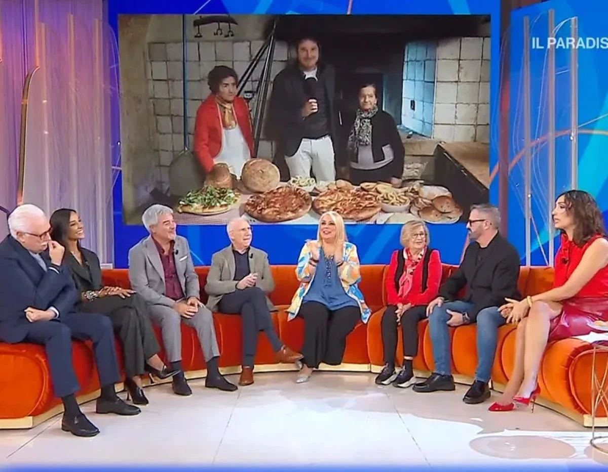 Lo studio del programma La volta buona durante la puntata