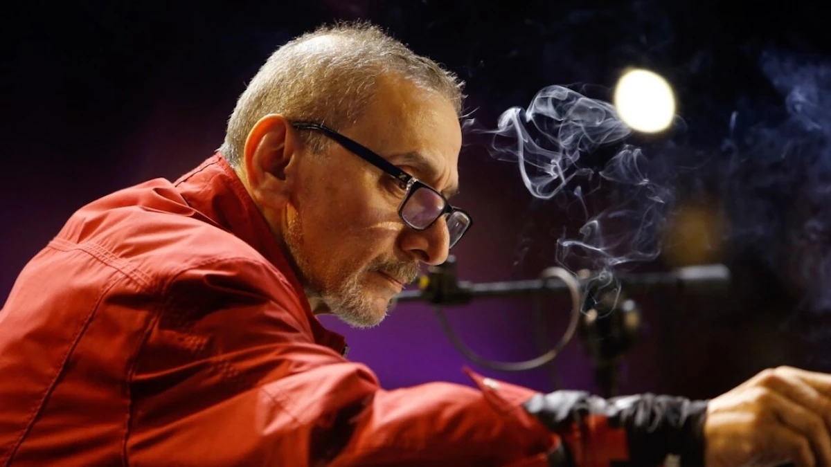 Immagine storica della famiglia Rahbani durante un evento pubblico