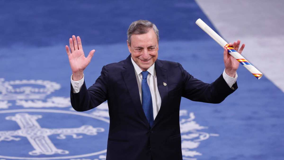 Mario Draghi lancia l’allarme: “Mai così tanti nemici per l’Europa”