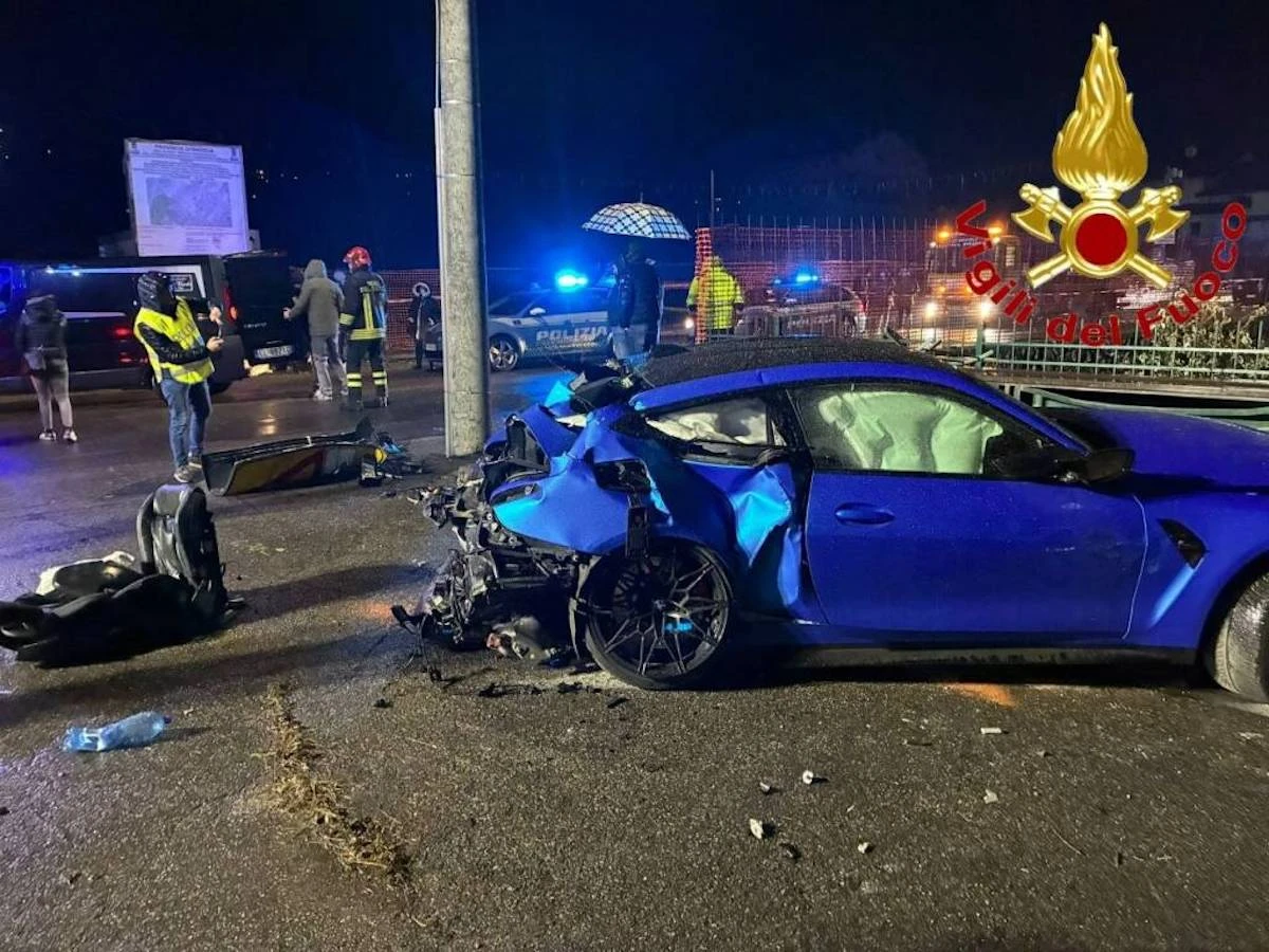 Carabinieri e polizia sul luogo dell'incidente mortale a Niardo in Valle Camonica