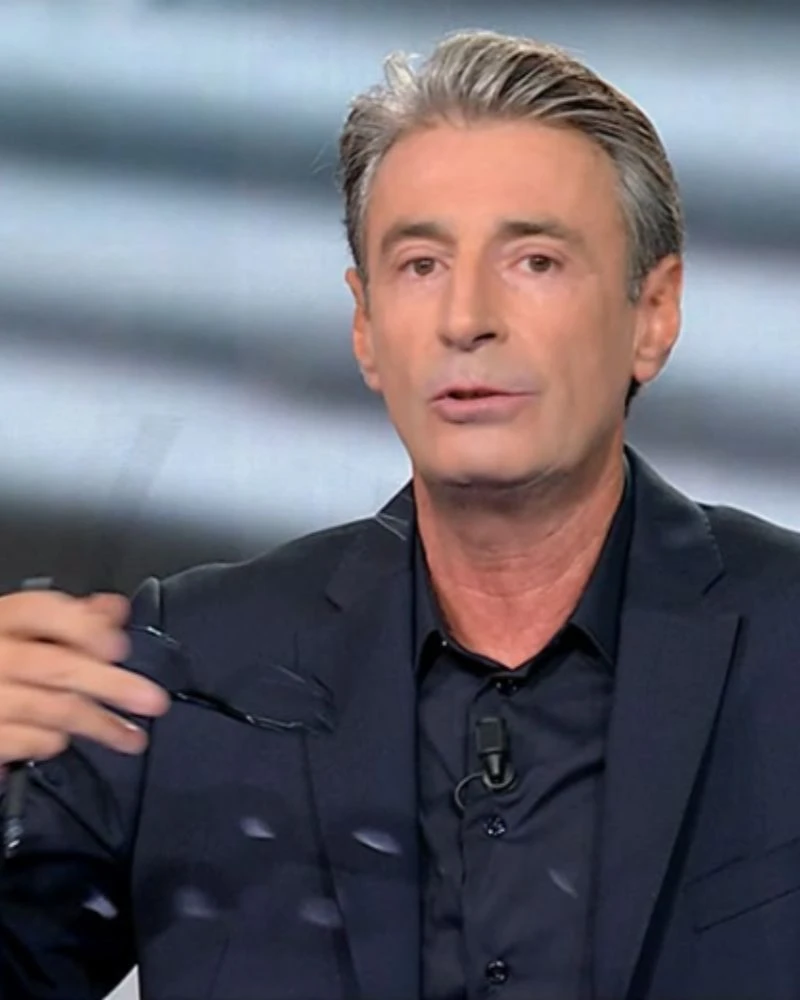 Milo Infante conduttore del programma Ore 14