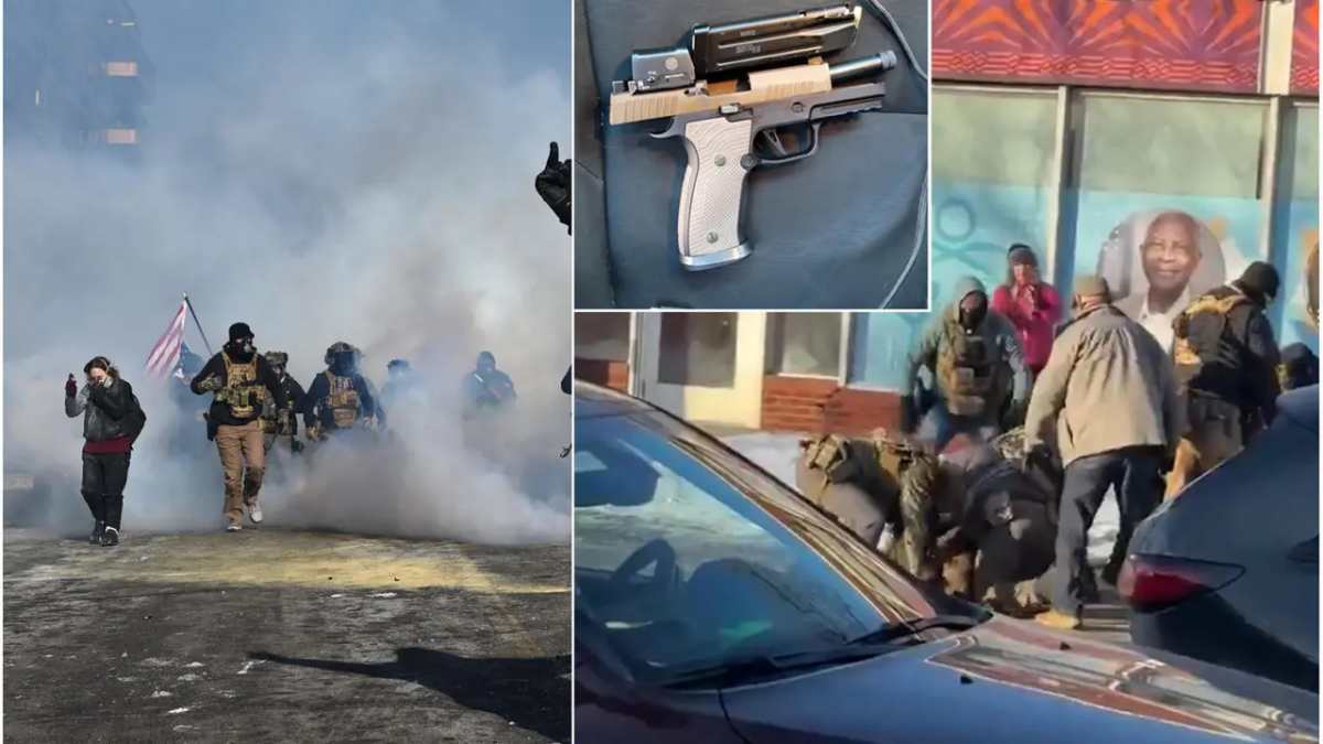 minneapolis trump condivide la foto della pistola e difende l8217ice lasciateli fare il loro lavoro da Thesocialpost.it minneapolis trump condivide la foto della pistola e difende l8217ice lasciateli fare il loro lavoro