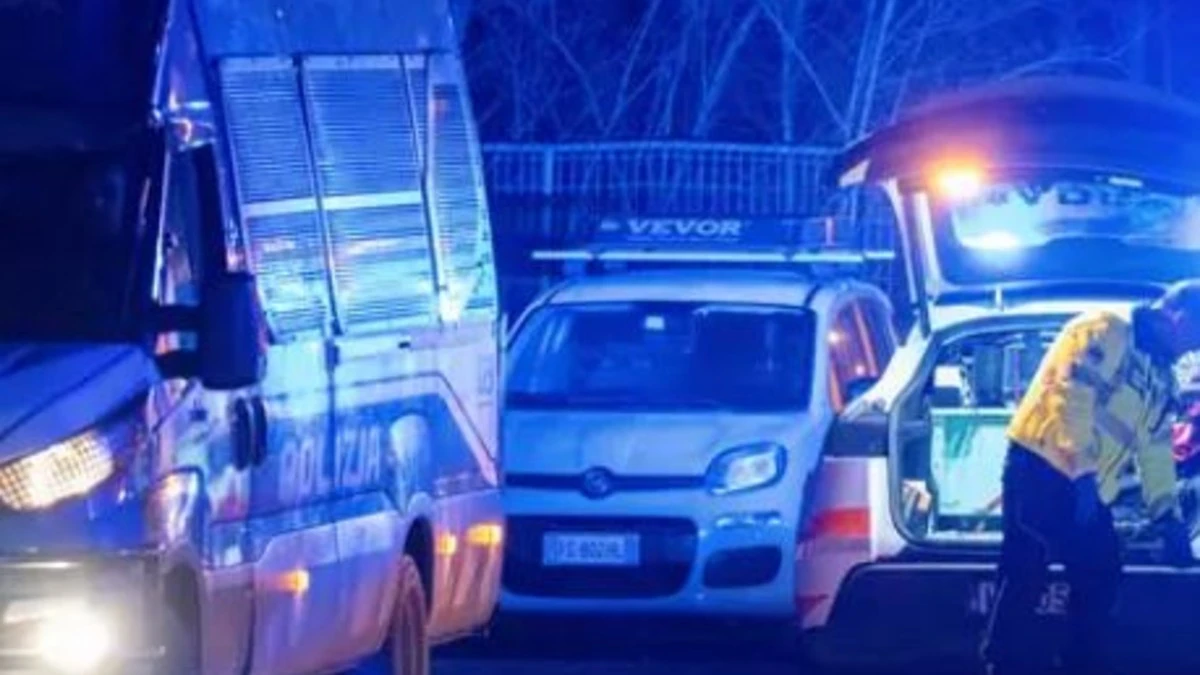 Polizia sul luogo della sparatoria a Milano