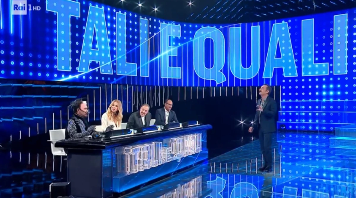 Logo e scenografia di Tali e quali show