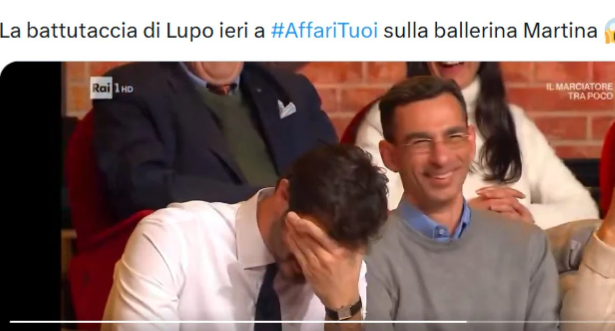 Stefano De Martino imbarazzato dopo la battuta in studio