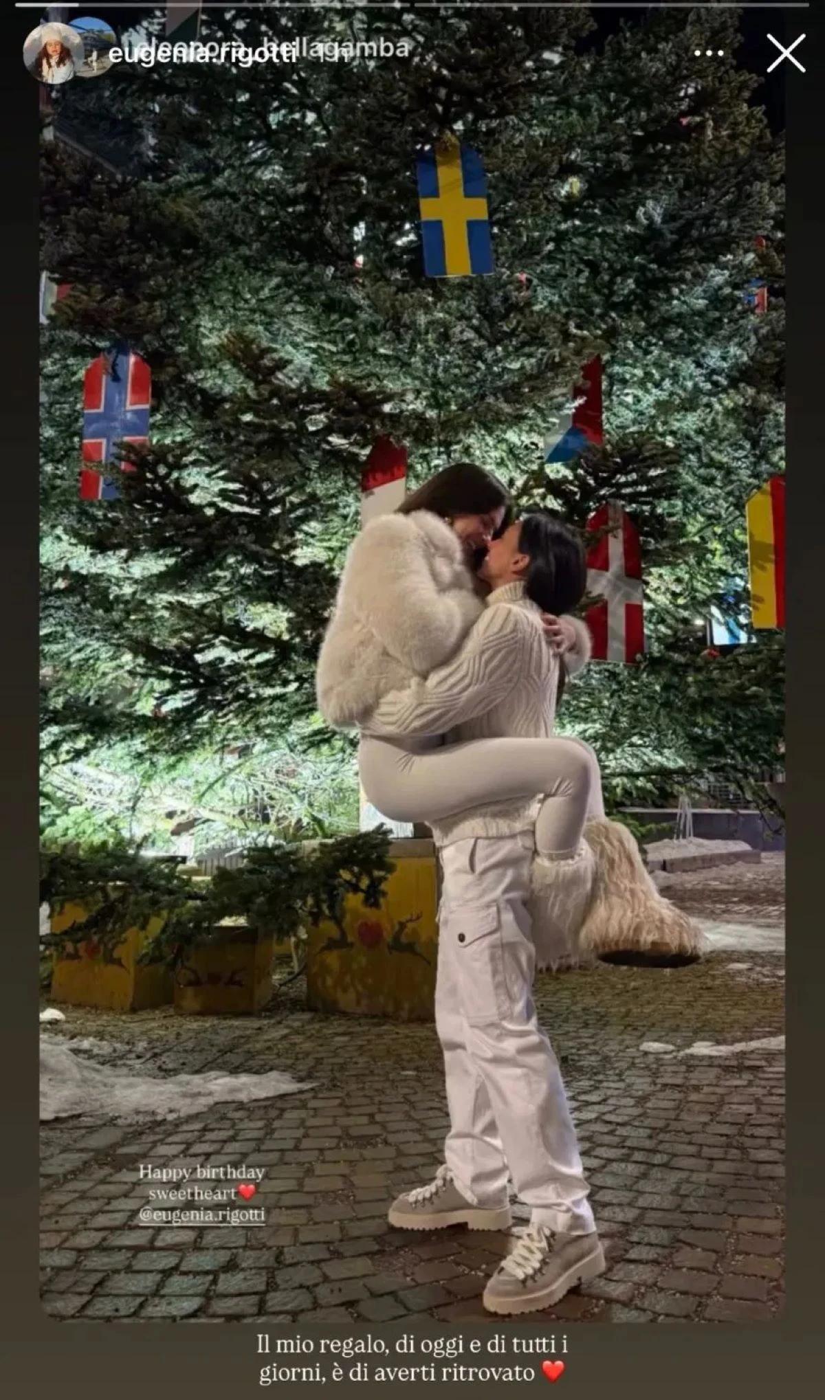 Eugenia Rigotti con la fidanzata Eleonora Bellagamba