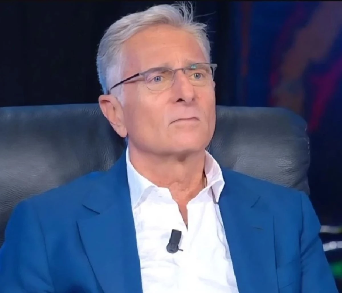 Paolo Bonolis in una foto legata alla vicenda Bruganelli-Presta