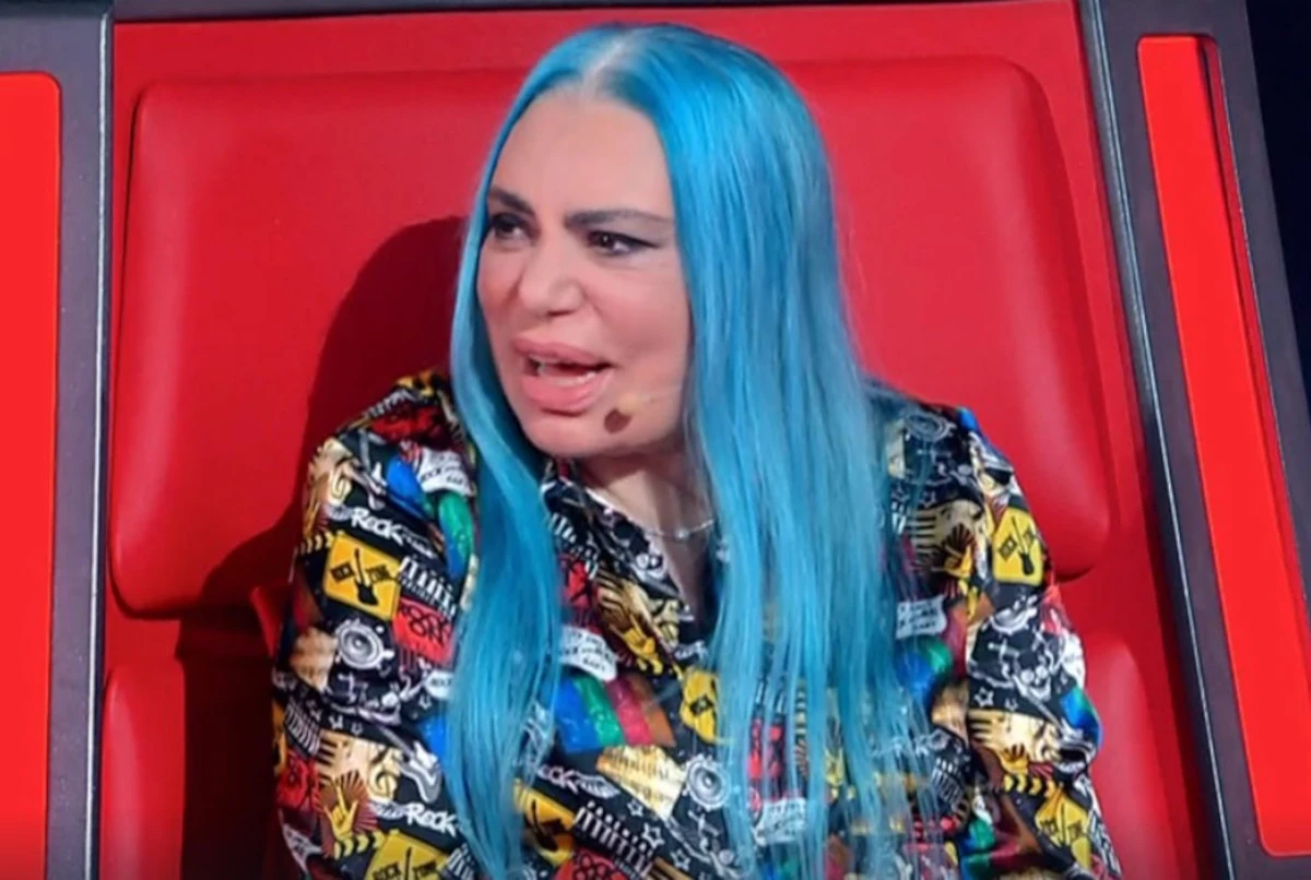 Loredana Bertè durante la semifinale di The Voice Kids