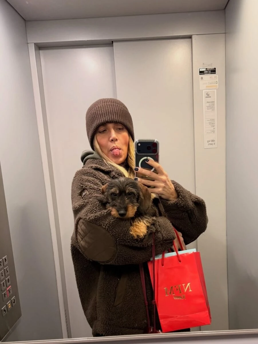 Katia Pedrotti e la nuova routine con il cucciolo in casa